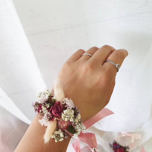 Dried Flower Wrist Corsage