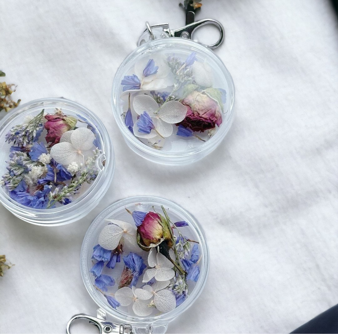 Dried Flower Keyring