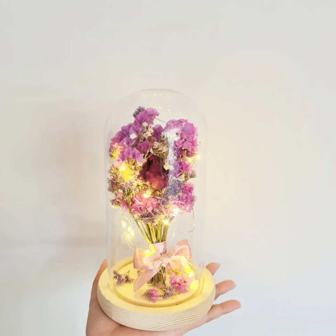 Dried Flower Light Dome