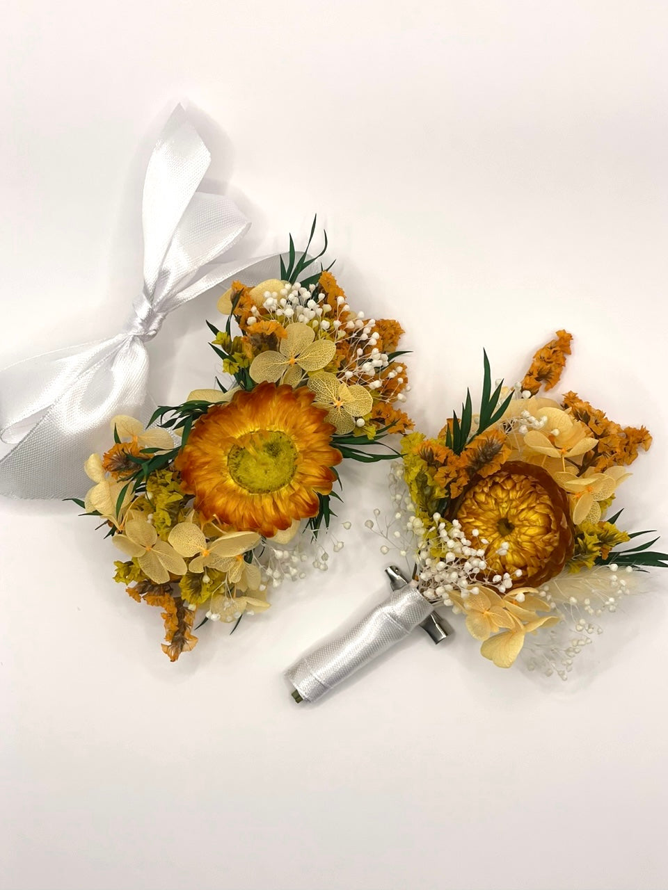 Dried Flower Wrist Corsage